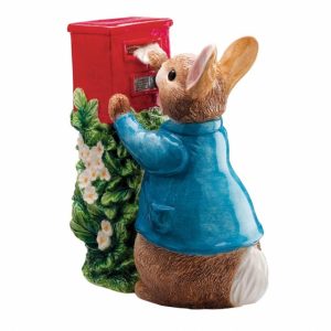 Peter Rabbit Posting A Letter Money Bank