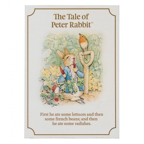 Peter Rabbit Post Card – Beatrix Potter Figurines.