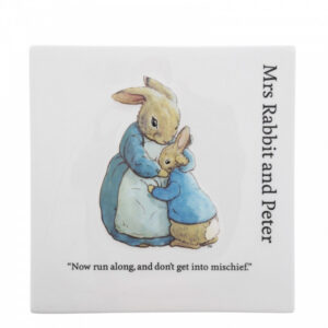 Mrs Rabbit and Peter Wall Plaque